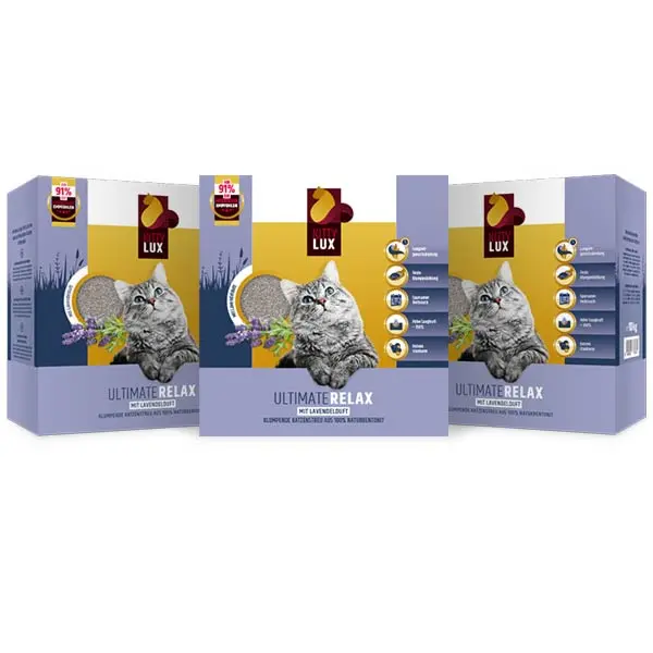 Kittylux Katzenstreu Ultimate 3x Lavendelduft kaufen