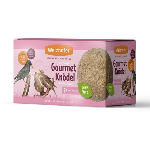 Welzhofer Der riesige Gourmet Knödel – ohne Netz 2 x Aufbau Futter kaufen