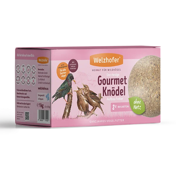 Welzhofer Der riesige Gourmet Knödel – ohne Netz 2 x Aufbau Futter kaufen