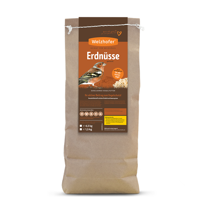 Welzhofer Erdnüsse gehackt Papiersack 4,5 kg kaufen