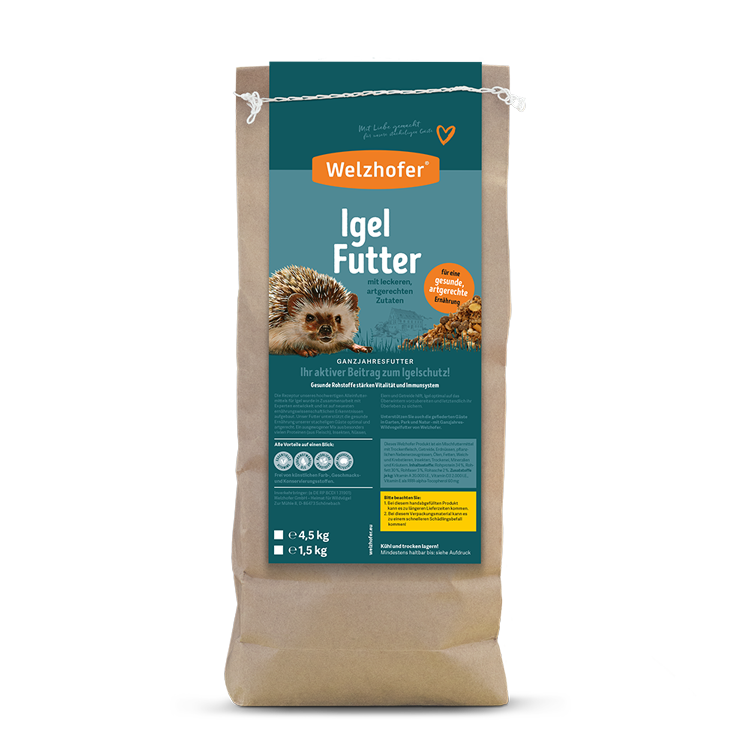 Welzhofer Igel Futter Papiersack kaufen