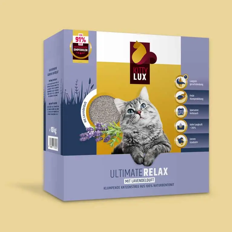 KittyLux Ultimate Relax Katzenstreu Verpackung