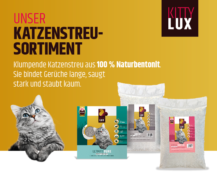 KittyLux Katzenstreu Banner