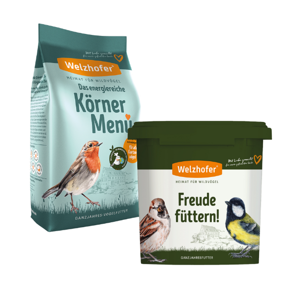 Welzhofer Körner Menü  9 kg plus gratis Futtertonne kaufen